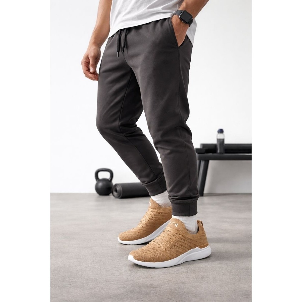 NEW APL TechLoom Wave Sneakers Men's 11.5 Tan Beige Knit‎ Athletic Shoes NIB